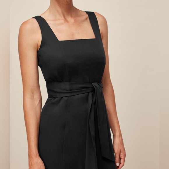 Whistles Clara black wrap dress sz-0 - Picture 2 of 6